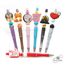 Beadable Pens & Findings - ABC Bead Supply - beadable pen supplies wholesale usa