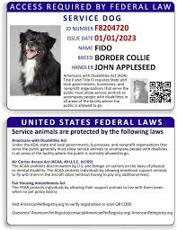 Official ADA Service Dog Registry Site | Register your Dog Online ... - usa service dog registration