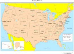 Maps of the United States - University of Alabama - usa map with important cities