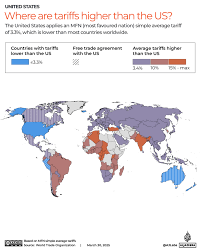 Where are the highest, lowest tariffs? Trump's reciprocal tariffs ... - do other coutries put tarrifs on usa vehicles
