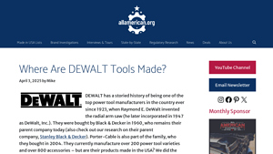 Where Are DeWalt Tools Made? - AllAmerican.org - dewalt utility knife made in usa