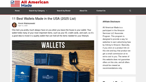 11 Best Wallets Made in the USA (2025 List) - All American Made - made in usa wallet