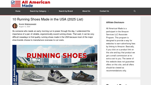 10 Running Shoes Made in the USA (2024 List) - All American Made - running shoes made in usa