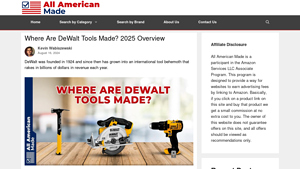 Where Are DeWalt Tools Made? 2025 Overview with Photos - All American Made - dewalt utility knife made in usa