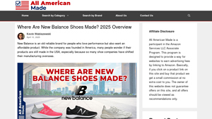 Where Are New Balance Shoes Made? 2025 Overview - nbalance made in usa