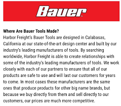 Where Are Bauer Tools Made? - AllAmerican.org - harbor freight usa made tools