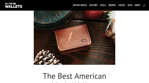 The Best American Made Wallets [Buyers Guide 2024] - made in usa wallet