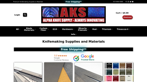 Alpha Knife Supply - Home - KnifeMaking Supplies and Materials. - usa knife maker