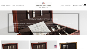 Flatware & Silverware Chests - American Chest Company - made in usa silverware