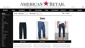 Men's Jeans Made in the USA | American Retail - jeans made in america usa