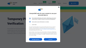 Temporary Phone Number · Totally Free - AnonymSMS - fake mobile phone number usa
