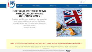 ESTA | USA Electronic System for Travel Authorisation - electronic system for travel authorisation esta usa