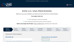 US. Visa Connection - electronic system for travel authorisation esta usa