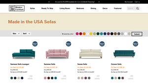 Made in the USA Sofas - Apt2B - couches made in usa