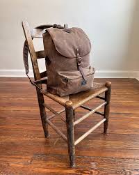 Rucksack Backpack in Waxed Canvas & Leather | ARTIFACT | Made in USA - backpacks made in usa