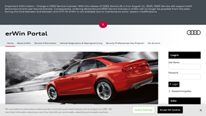 erWin Online | Audi of America | erWin Online - audi-us-qs1.erwin-store.com - audi usa service