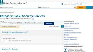 Social Security Services in USA | Better Business Bureau - social security services usa