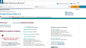 Insight Direct USA, Inc. | BBB Business Profile - Better Business Bureau - insight direct usa inc