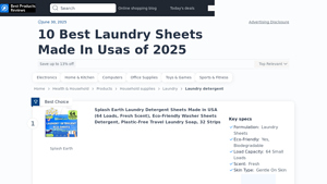 Our 10 Best Laundry Sheets Made In Usa - 2025's Top Winners - detergent sheets made in usa