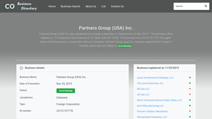 Partners Group (USA) Inc. - Colorado Business - partners group usa inc