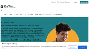 Award-Winning SEO Marketing Agency - Brafton - seo agency usa