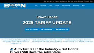 How the 2025 Auto Tariffs May Affect Honda Buyers | Brown Honda - honda vehicles usa