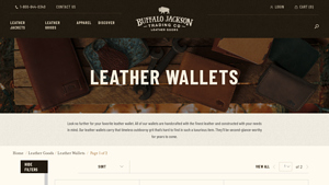 Premium Handcrafted Leather Wallets | Buffalo Jackson - made in usa wallet