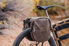 WTS - Buckhorn Bags Bikepacking waxed canvas panniers. - usa made bike panniers