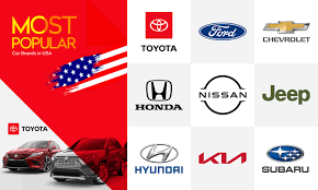 The Most Popular Car Brands in America (Top 50) - CarLogos.org - vehicle companies in usa