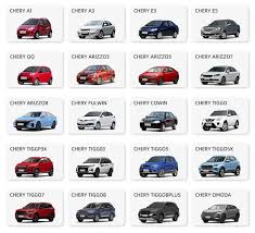 Chery Car Models List | Complete List of All Chery Models - chery a3 accessories usa