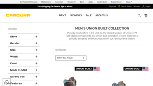 Men's Union Built Boots | Work Boots & Socks | Carolina Shoe - made in usa workwear
