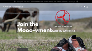 Hand made in USA Shoes - Carson Footwear - running shoes made in usa
