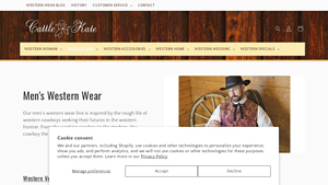 Men's Western Wear Made in USA - Cattle Kate - usa traditional clothing