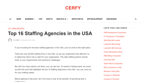 Top 16 Staffing Agencies in the USA - CERFY - staffing company in usa