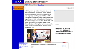 Clothing Store Directory - USA Clothing Stores - apparel stores in usa