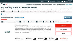Top Staffing Firms in the United States - Jun 2025 Rankings - Clutch - staffing company in usa