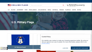 U.S. Military Flags | Proudly American Made | Collins Flags - american flags made in usa by veterans