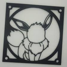Pokemon - Eevee Pc Fan Cover - Compfans.com - pc fan made in usa