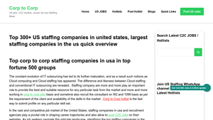 Top 300+ US staffing companies in united states, largest staffing ... - staffing company in usa
