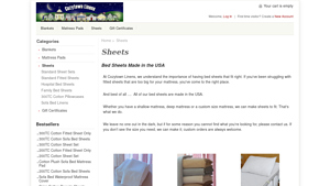 Bed Sheets Made in the USA - Cozytown Linens - sheets made in usa