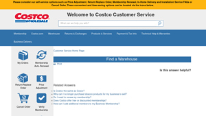 Find a Warehouse - Costco Customer Service - costco wholesale in usa