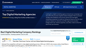Top 30 Digital Marketing Agencies - Jun 2025 Rankings | DesignRush - digital marketing agency in usa
