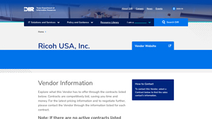 Ricoh USA, Inc. | Texas Department of Information Resources - ricoh usa inc