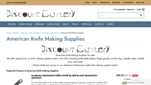 American Knife Making Supplies - Discount Cutlery - usa knife maker