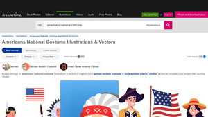 Americans National Costume Illustrations & Vectors - Dreamstime - typical clothes of usa