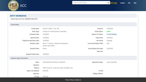 Arizona Corporation Commission - ecorp.azcc.gov - insight direct usa inc