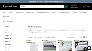 USA Collection - Egyptian Linens - sheets made in usa