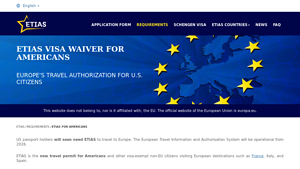 ETIAS Travel Requirements for Americans | ETIASVisa.com - electronic system for travel authorisation esta usa