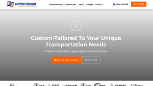 ET Motor Freight - Trucking Company - Dry Vans, Reefers, Flatbed - usa trucking company
