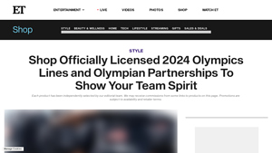 Shop Officially Licensed 2024 Olympics Lines ... - Entertainment Tonight - olympics clothing usa